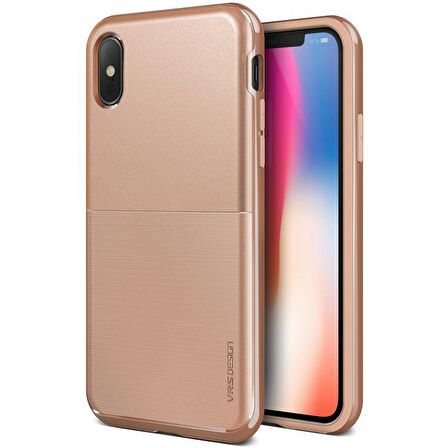 VRS iPhone X High Pro Shield Kılıf Blush Gold