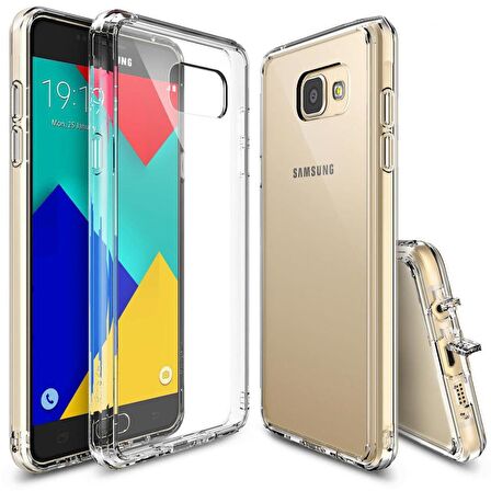 Ringke Fusion Galaxy A9 2016 ile Uyumlu Kılıf Crystal Clear