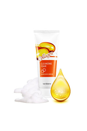 Cleansing Foam Collagen Derin Yüz Temizleyici Nemlendirici Yüz Temizleme Jeli Kore 150ml