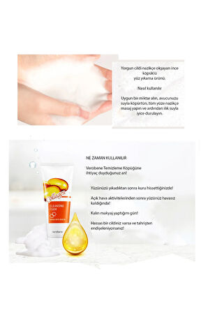 Cleansing Foam Collagen Derin Yüz Temizleyici Nemlendirici Yüz Temizleme Jeli Kore 150ml