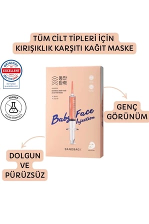 Banobagi - Baby Face Booster Mask (Bebeksi Cilt Etkisi Pürüzsüz Cilt Maskesi)