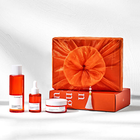 Brightening Line Gift Set (Toner+Serum+Cream) w/bag - Işıltı Etkili Cilt Bakım Serisi Hediye Seti 