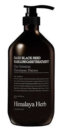 Nard Black Seed Hair Loss Care Treatment - Nard Çörek Otu Özlü Saç Dökülmesi Karşıtı Saç Kremi 1L 
