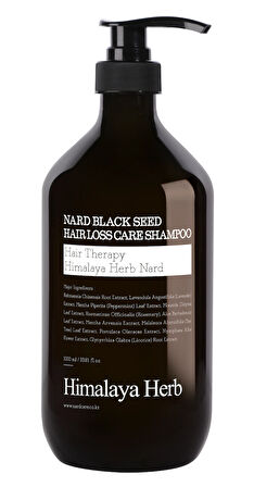Nard Black Seed Hair Loss Care Shampoo - Nard Çörek Otu Özlü Saç Dökülmesi Karşıtı Şampuan (1L x 2 adet)