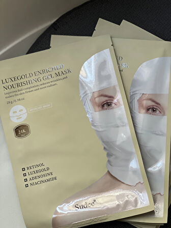Sudee Luxegold kırışıklıkları azaltan  jel maskesi 5adet
