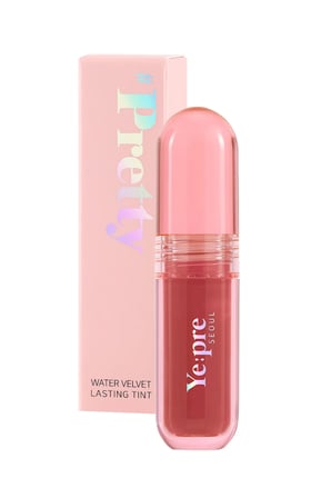 Gün Boyu Kalıcı, Kadife Dokulu, Mat Kore Lip Tint – Pretty Water Velvet Tint 2.6g (NEUTRAL ORANGE)