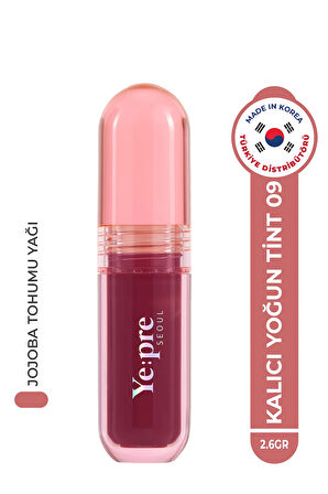 Gün Boyu Kalıcı, Kadife Dokulu, Mat, Kore Lip Tint – Pretty Water Velvet Tint 2.6g (FUCHSİA RED)