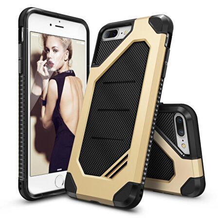 Ringke Max iPhone 7/8 Plus ile Uyumlu KIlıf Royal Gold