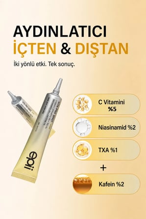 Epii Vita Pro Shot Yüz Serumu %5 C Vitamini, %2 Niasinamid, %1 TXA 20ml