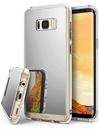Ringke Mirror Fusion Galaxy S8 ile Uyumlu Aynalı Kılıf Silver