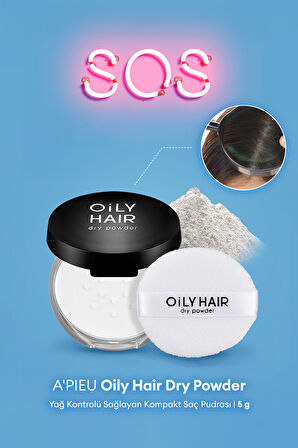 Yağ Kontrolü Sağlayan Kompakt Saç Pudrası A'PIEU Oily Hair Dry Powder