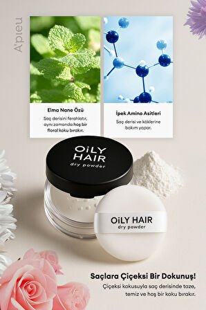Yağ Kontrolü Sağlayan Kompakt Saç Pudrası A'PIEU Oily Hair Dry Powder