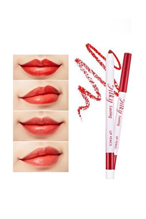 İpeksi Dokuda Kalıcı Dudak Kalemi Silky Lasting Lip Pencil (RD04/Apple Burnt)