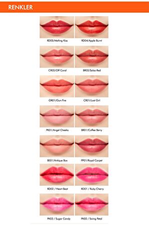 İpeksi Dokuda Kalıcı Dudak Kalemi Silky Lasting Lip Pencil (RD04/Apple Burnt)