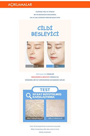 Missha Milky U Tüm Cilt Tipleri İçin Su Bazlı Yağsız Nemlendirici Yüz Bakım Serumu 35 ml