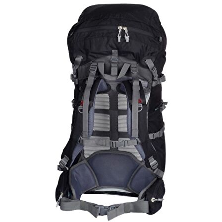 Qunta Maliboo 55 lt Su Geçirmez Outdoor Sırt Çantası Siyah