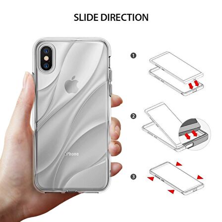 Ringke Flow iPhone X ile Uyumlu KIlıf Crystal Clear