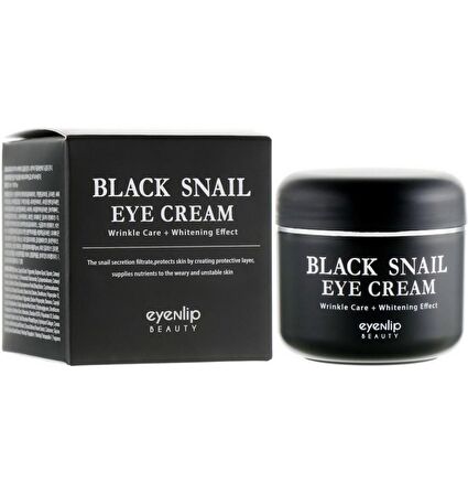 Eyenlip Beauty Siyah Salyangoz Özü İçerenGöz Kremi