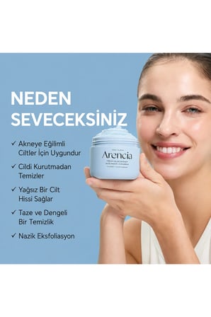Arencia Blue Hyssop Rice Mochi Yüz Temizleyici 120 gr