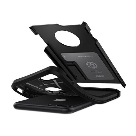 Spigen iPhone 7 Plus / 8 Plus ile Uyumlu Kılıf Tough Armor 2 Black