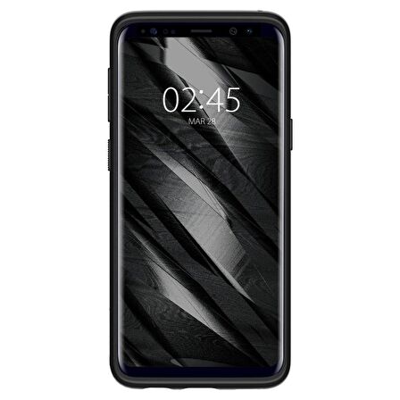 Spigen Galaxy S9 Kılıf Liquid Crystal 4 Tarafı Koruma Matte Black
