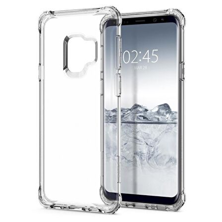 Spigen Galaxy S9 ile Uyumlu Kılıf Rugged Crystal