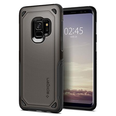 Spigen Galaxy S9 Kılıf Hybrid Armor Gunmetal
