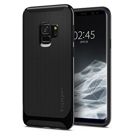 Spigen Galaxy S9 Kılıf Neo Hybrid Shiny Black