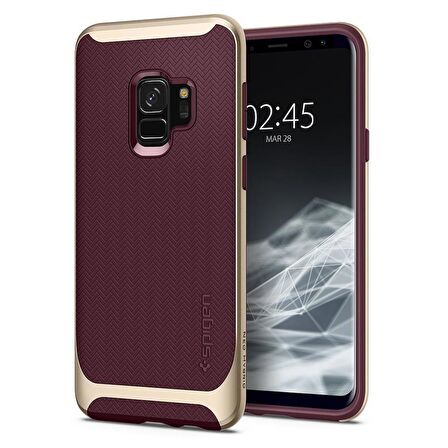 Spigen Galaxy S9 Kılıf Neo Hybrid Burgundy