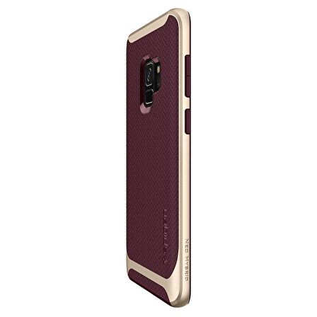 Spigen Galaxy S9 Kılıf Neo Hybrid Burgundy
