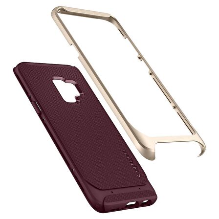 Spigen Galaxy S9 Kılıf Neo Hybrid Burgundy