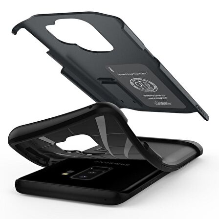 Spigen Galaxy S9 Kılıf Slim Armor Metal Slate