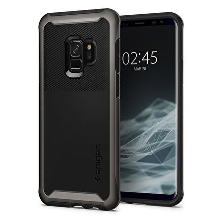 Spigen Galaxy S9 Kılıf Neo Hybrid Urban Gunmetal