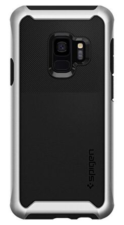 Spigen Galaxy S9 ile Uyumlu Kılıf Neo Hybrid Urban Silver Arctic