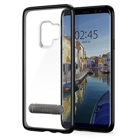 Spigen Galaxy S9 Kılıf Ultra Hybrid S Midnight Black
