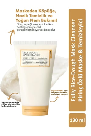 Rice-Dough Mask Cleanser - Pirinç Özlü Maske Temizleyici 130 ml