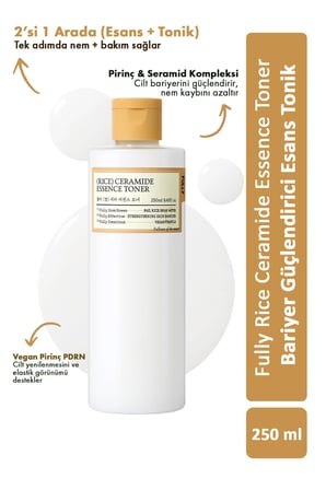 Rice Ceramide Essence Toner / Pirinç Seramid Bariyer Güçlendirici Esans-Tonik 250ml