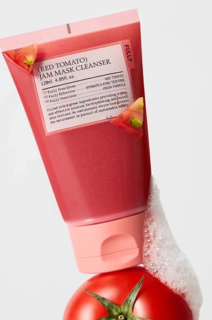 Red Tomato Jam Mask Cleanser - Kırmızı Domates Peeling Köpük Temizleyici
