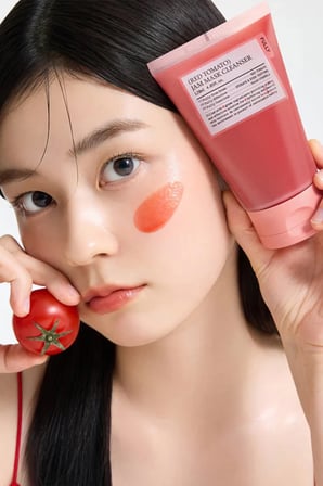 Red Tomato Jam Mask Cleanser - Kırmızı Domates Peeling Köpük Temizleyici