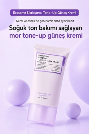 Exosome Firming Tone Up Sun Cream SPF50+ PA++++ - Exosome İçerikli Sıkılaştırıcı Güneş Kremi
