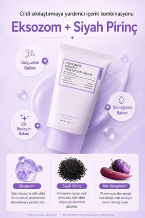 Exosome Firming Tone Up Sun Cream SPF50+ PA++++ - Exosome İçerikli Sıkılaştırıcı Güneş Kremi