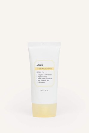 Dear Klairs All Day Airy Sunscreen Spf 50 Pa Hafif Dokulu Su Bazlı Kimyasal Filtreli Güneş Kremi 50gr