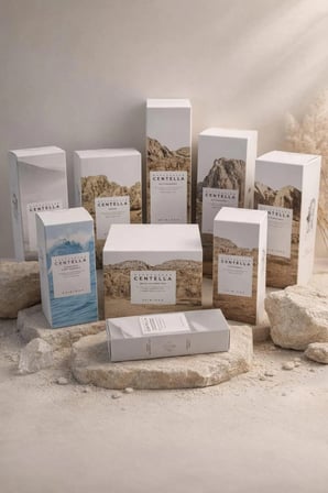 Kore Cilt Bakım Seti Kore Rutini Toner, Serum, Ampoule, Temizleme, Krem, Hassas Ciltler Centella