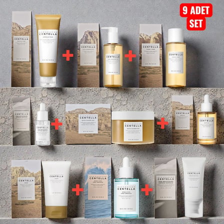 Kore Cilt Bakım Seti Kore Rutini Toner, Serum, Ampoule, Temizleme, Krem, Hassas Ciltler Centella