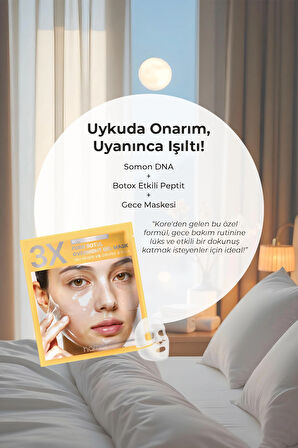 PDRN Botul Overnight Mask – Cilt Yenileyici ve Kolajenli Jel Maske