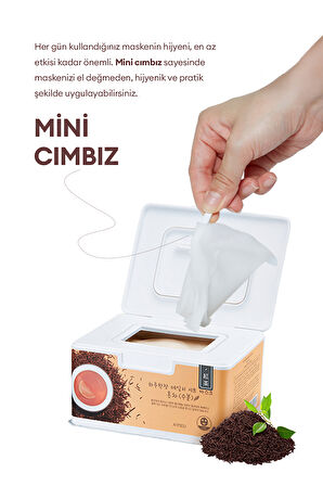 Siyah Çay Özlü Nemlendirici Günlük Maske(33 Adet) Daily Sheet Mask (Black Tea/Hydrating)