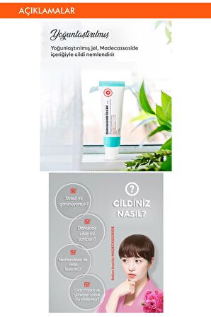 Missha Madecassoside Hassas Ciltler İçin Su Bazlı Yağsız Nemlendirici Yüz Bakım Losyonu 50 ml
