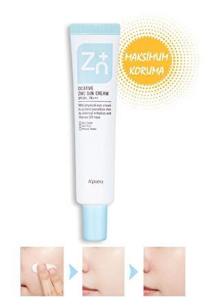 Missha Zinc Sun Cream 50+ Faktör Tüm Cilt Tipleri İçin Renksiz Güneş Koruyucu Krem 40 ml