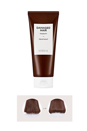 Mıssha Damage Hair Therapy Onarıcı Yıpranmış Saçlar İçin Bakım Yapan Saç Kremi 200 ml