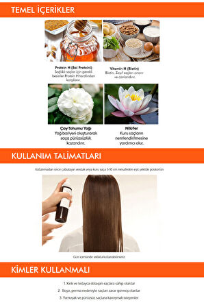 Yıpranmış Saçlar İçin Yoğun Bakım Spreyi Damaged Hair Therapy Mist 8809581454859